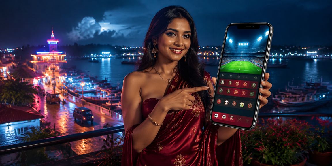 রাঙামাটির নিয়ন আলোয় স্পোর্টস বেটিং উপভোগকারী তরুণ