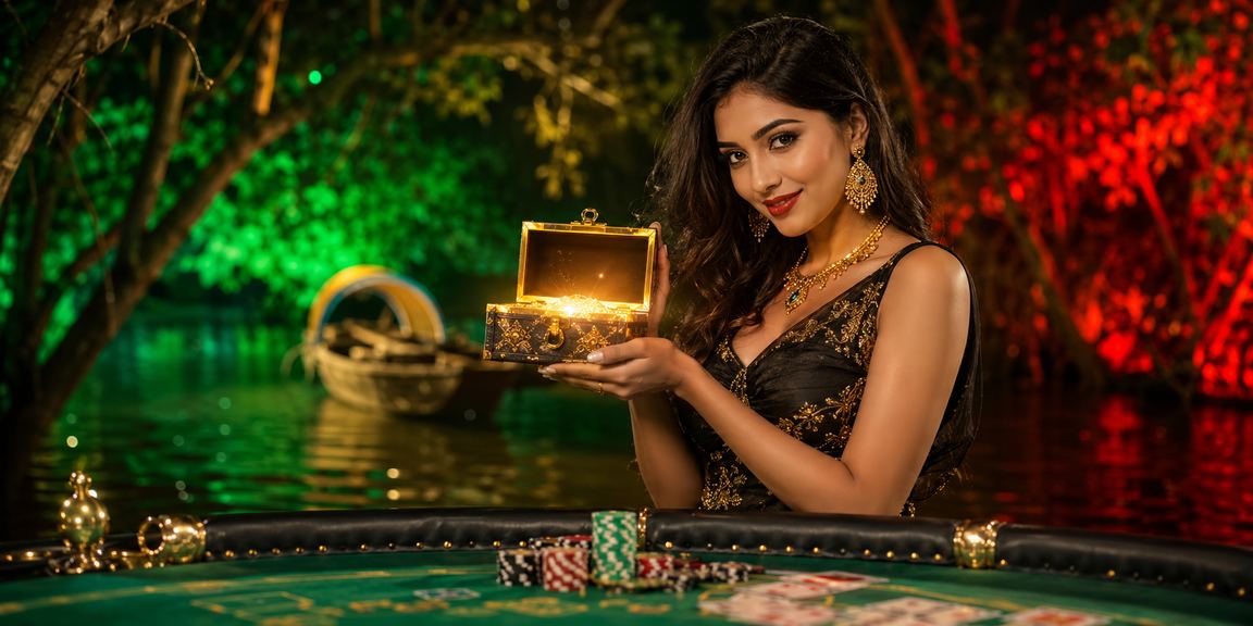 সিলেটে একজন খেলোয়াড় gamble - এর লাইভ বাকারা টেবিলে লাল-সবুজ চিপ নিয়ে খেলছেন